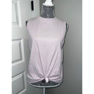 Calia by Carrie Underwood Pink Cotton Sleeveless Shirt Top Size Small S